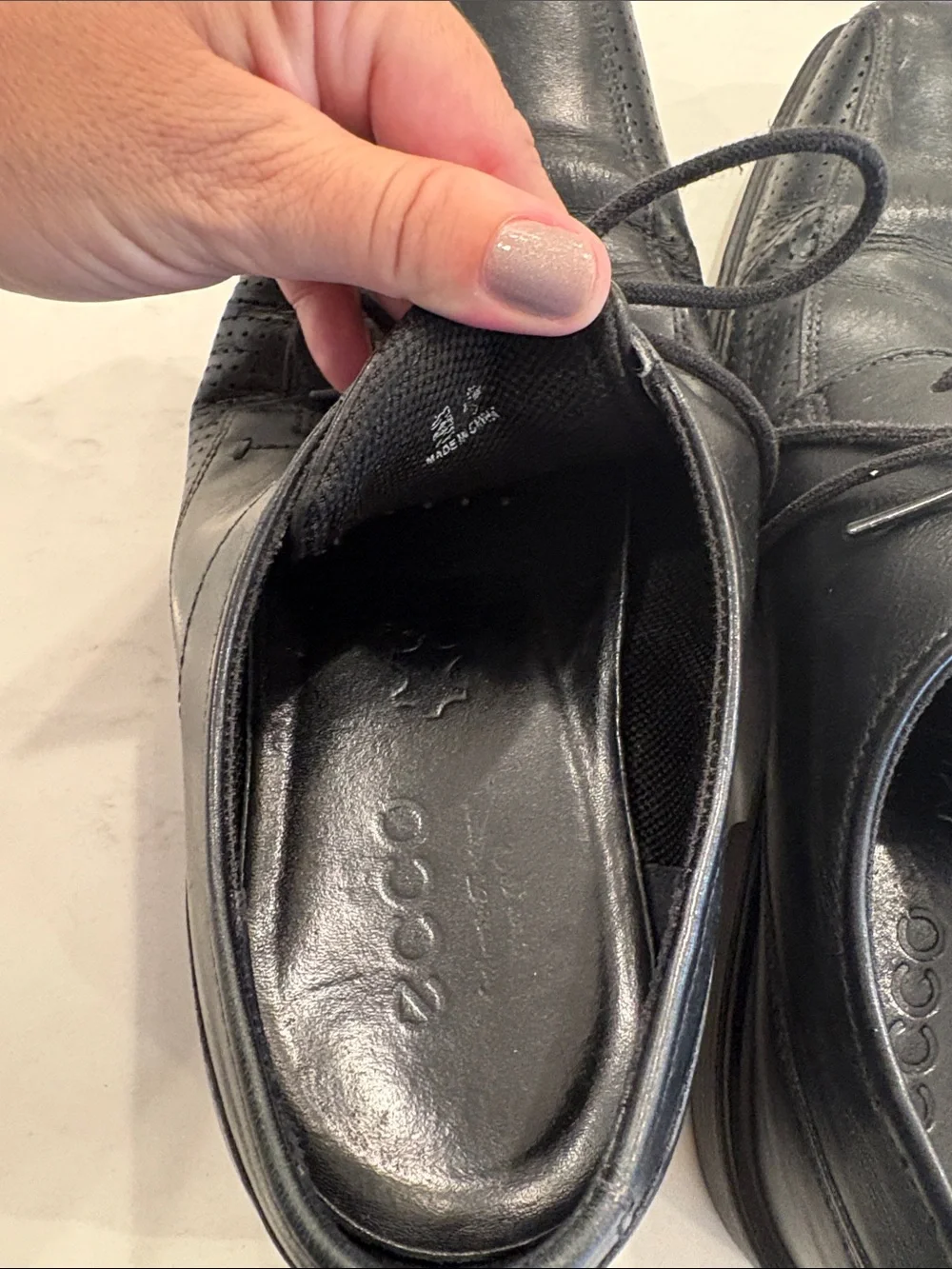Men’s Ecco leather dress shoe | size 41